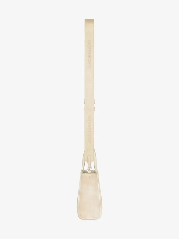 Givenchy Mini GTote Shopping Bag In Tie And Dye Canvas Dusty Golden Women Tote Bags Givenchy Mini GTote Shopping Bag In Tie And Dye Canvas Dusty Golden Women Tote Bags