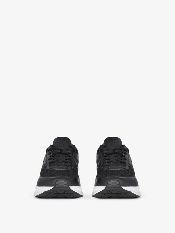 Givenchy NFNTY52 Runners In Synthetic Leather And Mesh Black Men Sneakers Givenchy NFNTY52 Runners In Synthetic Leather And Mesh Black Men Sneakers