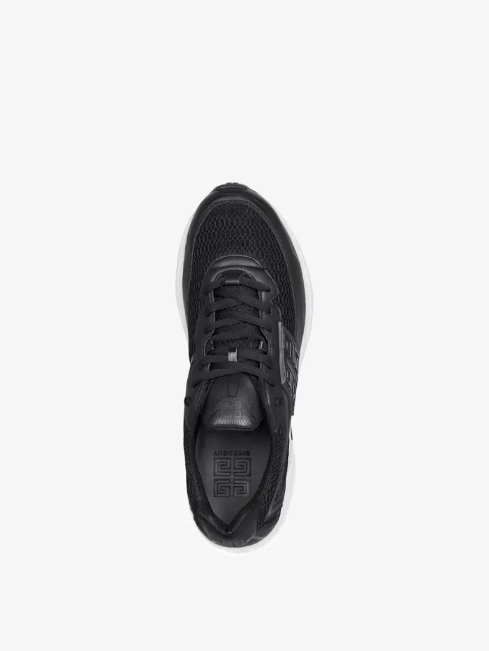 Givenchy NFNTY52 Runners In Synthetic Leather And Mesh Black Men Sneakers Givenchy NFNTY52 Runners In Synthetic Leather And Mesh Black Men Sneakers