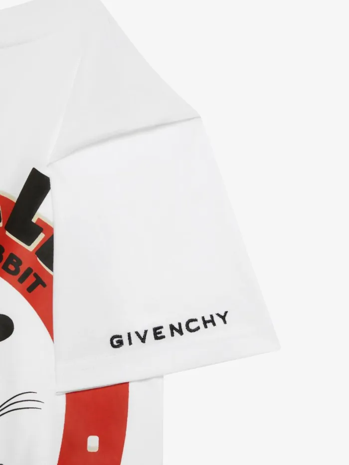 Givenchy Oswald Tshirt In Cotton White Men Boy 4 To 12 Years