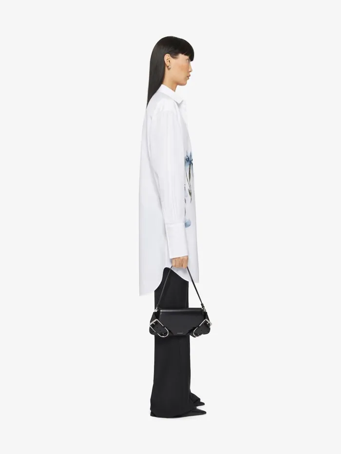 Givenchy Printed Shirt In Poplin White Women Tops and Shirts