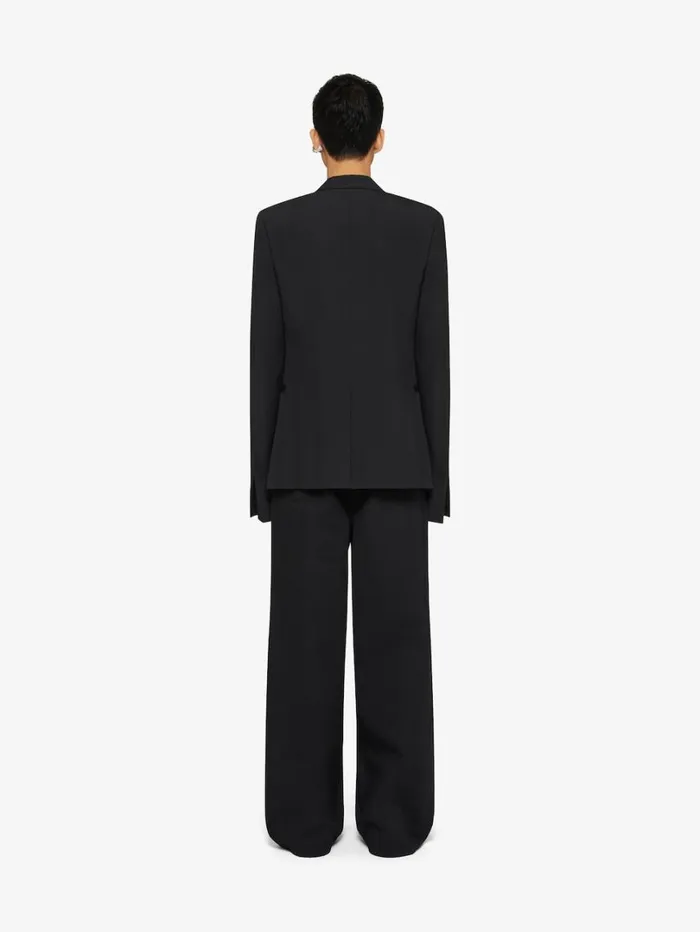 Givenchy Slim Fit Jacket In Wool Black Men Coats and Jackets