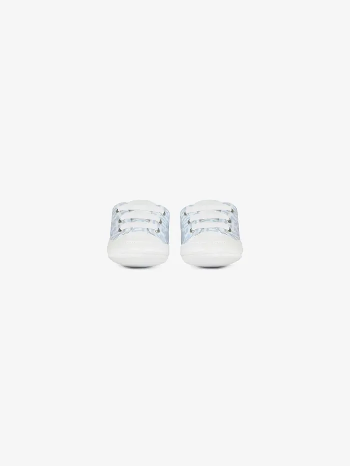 Givenchy Slippers In 4G Jacquard Baby Bluewhite WomenMen Baby 1 Month To 3 Years