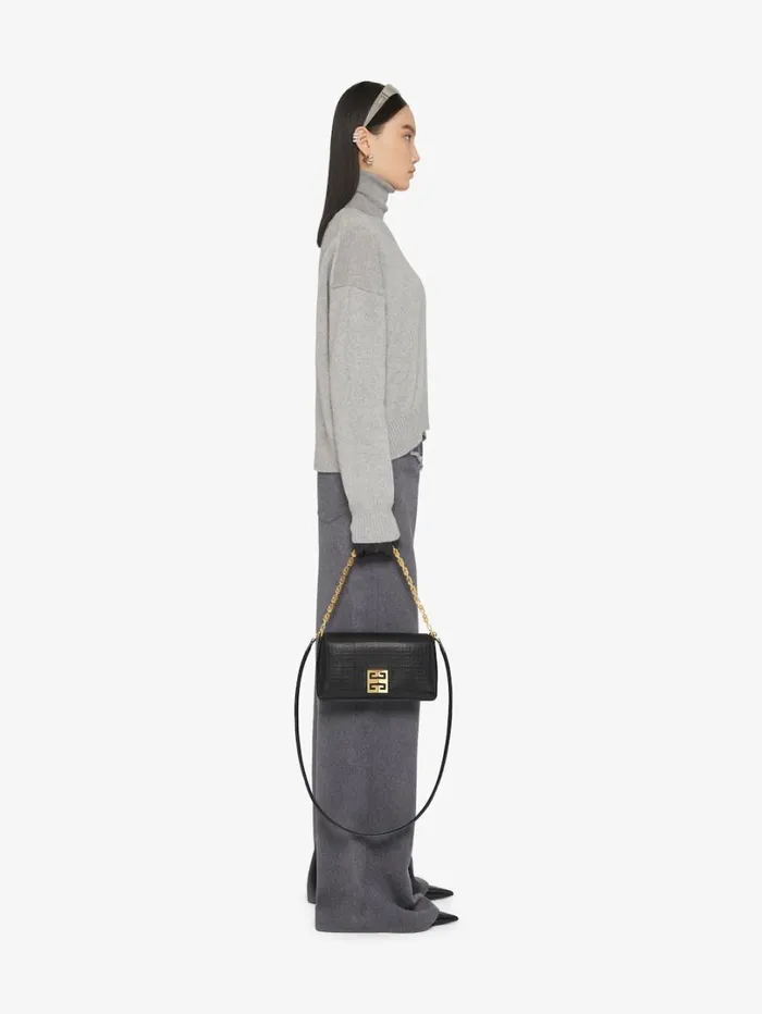 Givenchy Small 4G Soft Bag In 4G Leather Black Women Crossbody Bags Givenchy Small 4G Soft Bag In 4G Leather Black Women Crossbody Bags