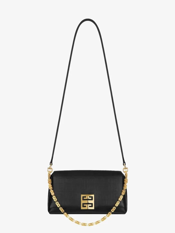 Givenchy Small 4G Soft Bag In 4G Leather Black Women Crossbody Bags Givenchy Small 4G Soft Bag In 4G Leather Black Women Crossbody Bags