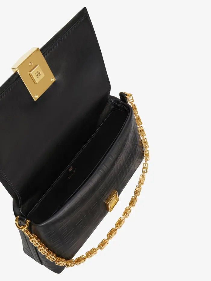Givenchy Small 4G Soft Bag In 4G Leather Black Women Crossbody Bags Givenchy Small 4G Soft Bag In 4G Leather Black Women Crossbody Bags