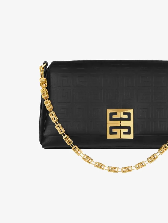 Givenchy Small 4G Soft Bag In 4G Leather Black Women Crossbody Bags Givenchy Small 4G Soft Bag In 4G Leather Black Women Crossbody Bags