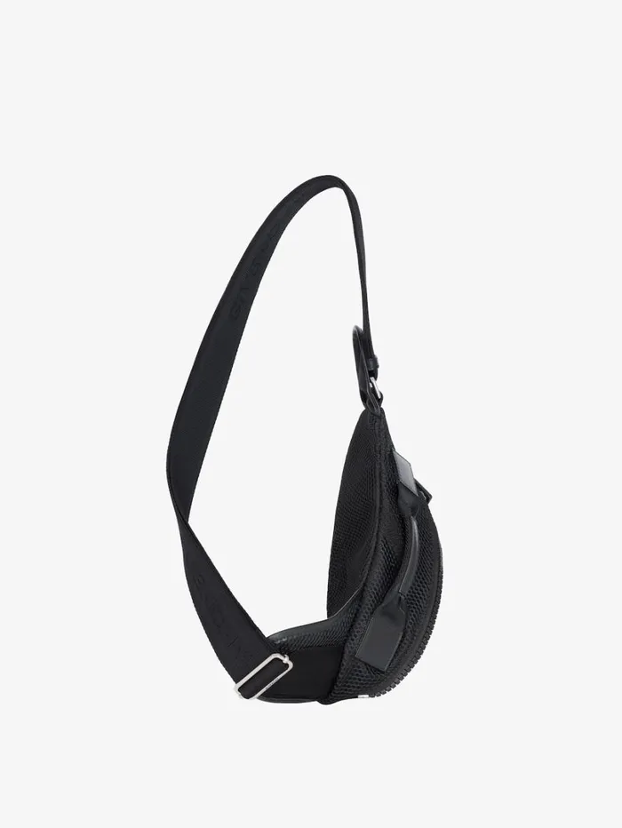 Givenchy Small GZip Triangle Bag In Mesh Black Men Crossbody Bags Givenchy Small GZip Triangle Bag In Mesh Black Men Crossbody Bags
