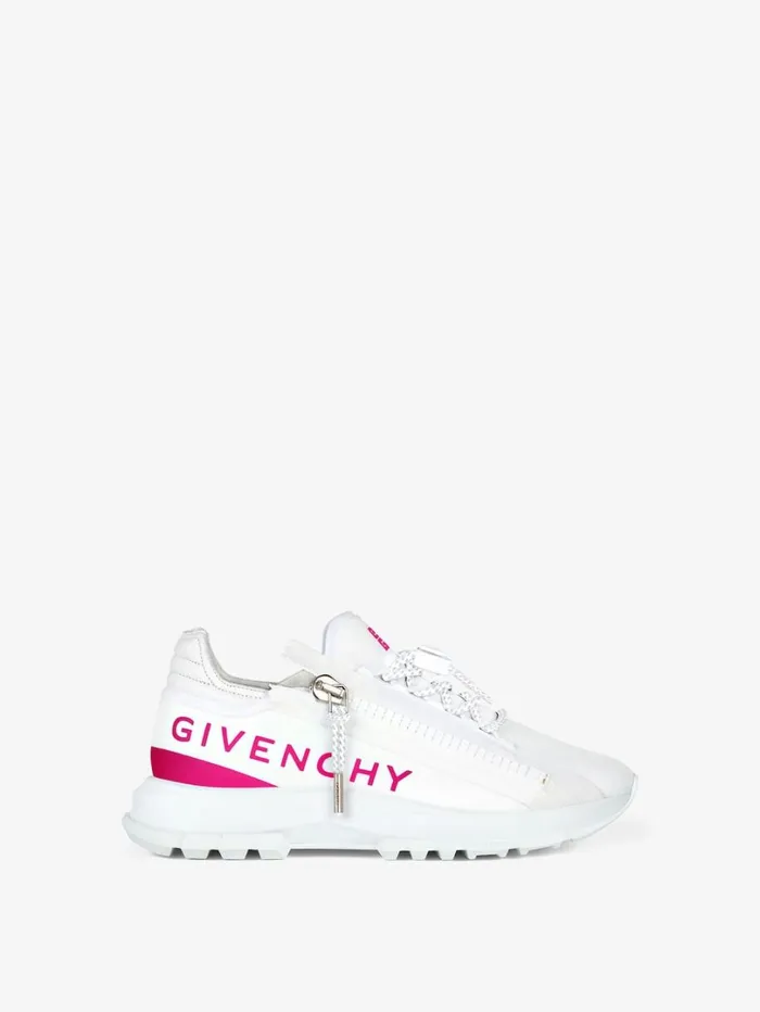 Givenchy Spectre Runner Sneakers In Synthetic Fiber With Zip Whitefuchsia Women Sneakers Givenchy Spectre Runner Sneakers In Synthetic Fiber With Zip Whitefuchsia Women Sneakers