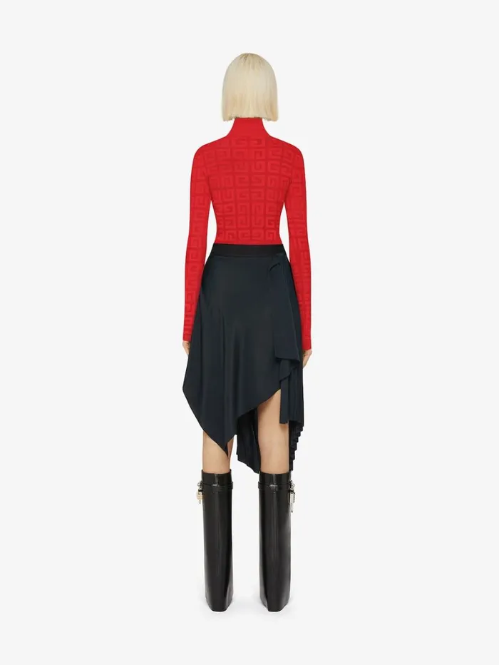 Givenchy Sweater In 4G Jacquard Red Women Knitwear