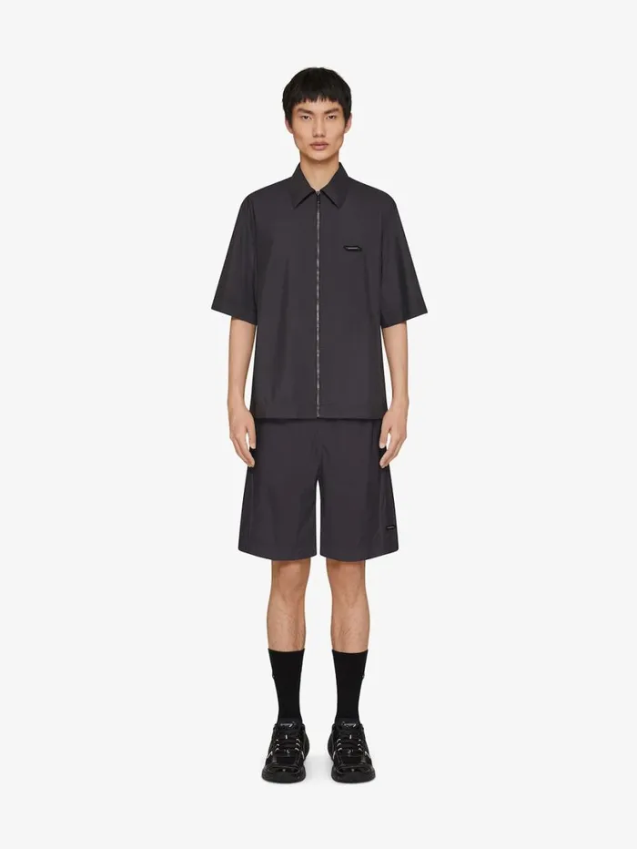 Givenchy TKMX Boxy Fit Shirt Black Men Shirts