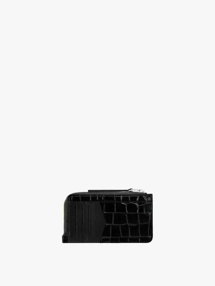 Givenchy Voyou Zipped Card Holder In Leather Black Women Wallets and Card Holders Givenchy Voyou Zipped Card Holder In Leather Black Women Wallets and Card Holders