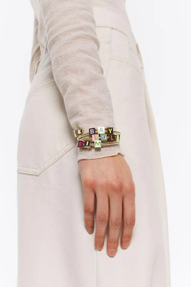 Golden Coil Chain Logo Bracelet Gold Women Bimba Y Lola Jewelry Golden Coil Chain Logo Bracelet Gold Women Bimba Y Lola Jewelry