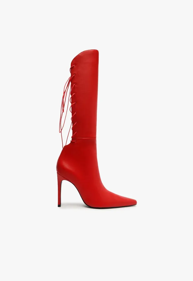 Gwen Boot Flame Scarlet Women Schutz Shoes Boots