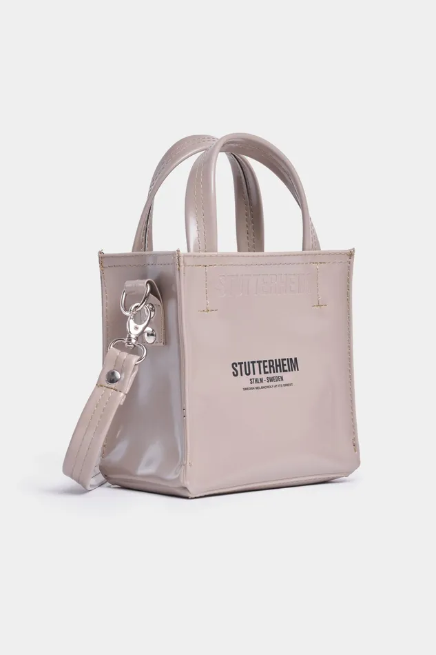 Handbags Women Stutterheim Biblio Opal Mini Bag Potato Opal