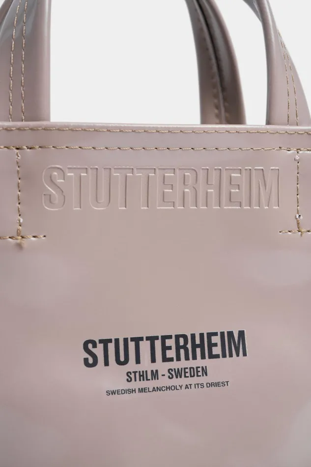 Handbags Women Stutterheim Biblio Opal Mini Bag Potato Opal