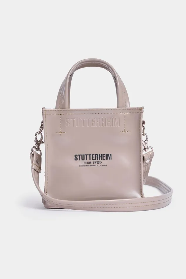 Handbags Women Stutterheim Biblio Opal Mini Bag Potato Opal