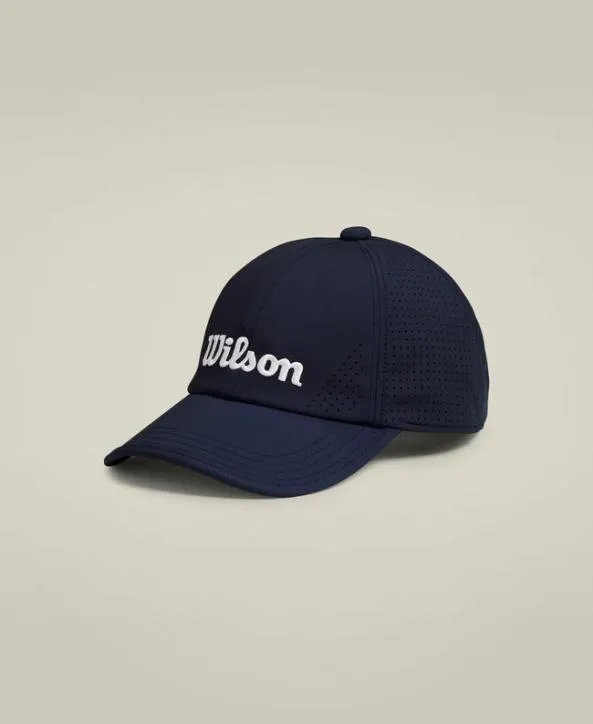 Hats Women Wilson LaserCut Performance Cap Classic Navy