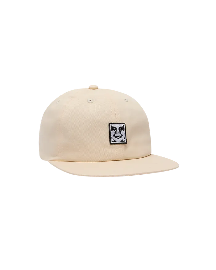 HEADWEAR ICON PATCH HAT Unbleached 8211 OBEY Clothing Men