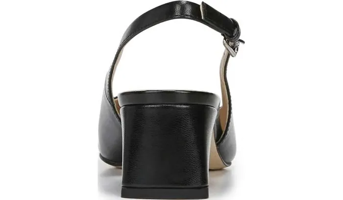 Heels Women Franco Sarto Franco Racer Slingback Pump Black Leather