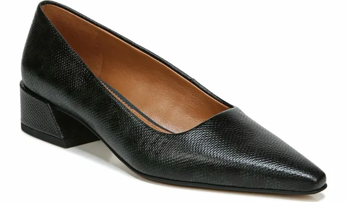 Heels Women Franco Sarto Sarto Modena Block Heel Pump Pine Leather