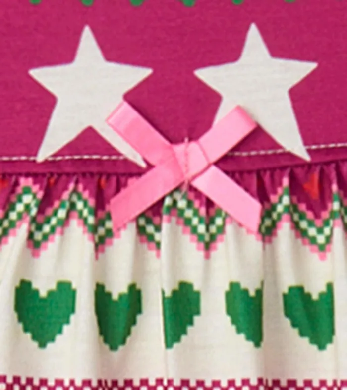 Holiday Fair Isle Long Sleeve Girls Nightgown Hatley