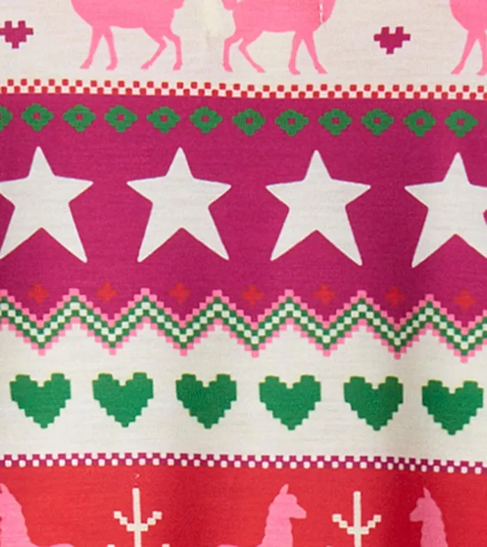 Holiday Fair Isle Long Sleeve Girls Nightgown Hatley