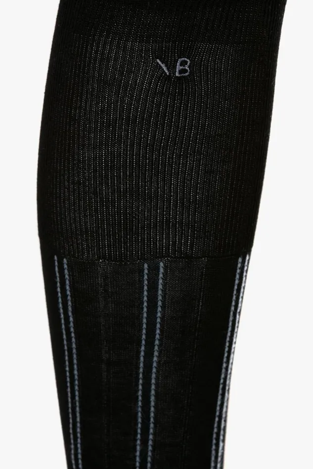 Hosiery Women Victoria Beckham Superfine Rib Socks In Black