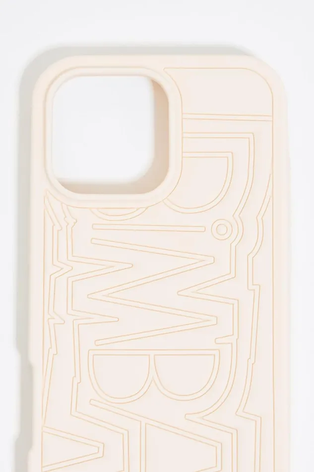 Ivory Silicone IPhone 15 Pro Case Ivory Women Bimba Y Lola Phone Cases Ivory Silicone IPhone 15 Pro Case Ivory Women Bimba Y Lola Phone Cases