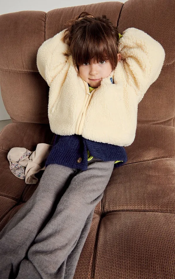 Jacket Hoktown Ecru Kids American Vintage Jackets and Coats