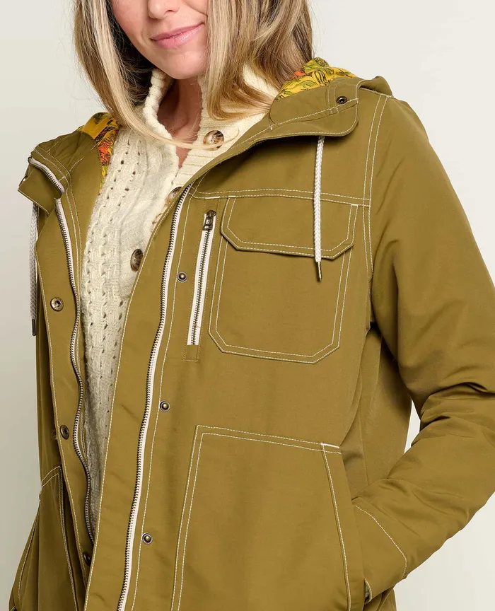 Jackets and Layers Women8217s Forester Pass Parka Fir III ToadandCo Women8217s