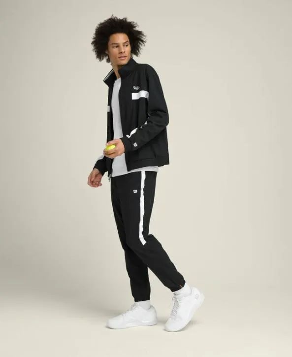 Jackets and Vests Men Wilson Grand Slam Jacket Blackwhite White Jackets and Vests Men Wilson Grand Slam Jacket Blackwhite White