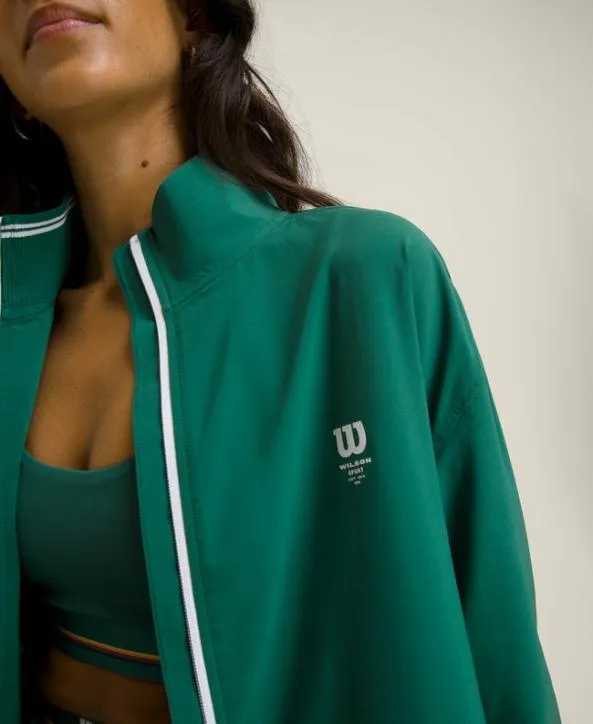 Jackets and Vests Women Wilson Sunshine Jacket Field Green Jackets and Vests Women Wilson Sunshine Jacket Field Green
