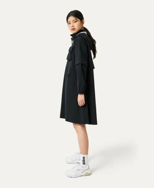 Jackets and Vests Women Wilson W Rain OnePiece Jacket Black
