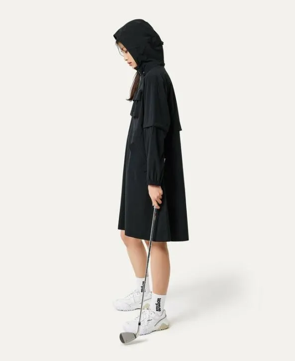 Jackets and Vests Women Wilson W Rain OnePiece Jacket Black