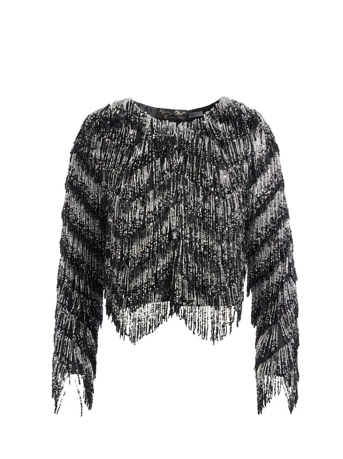 Jackets Coats Women Alice Olivia Kidman Jacket Blacksilver