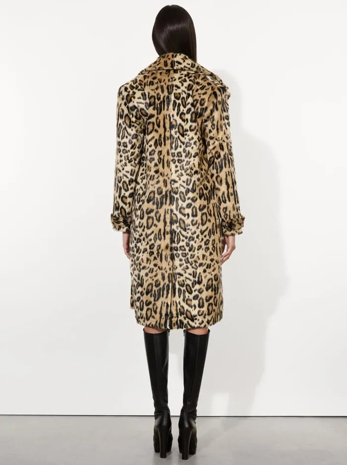 Jackets Coats Women Alice Olivia Nicholas Faux Fur Coat Camelblack Jaguar