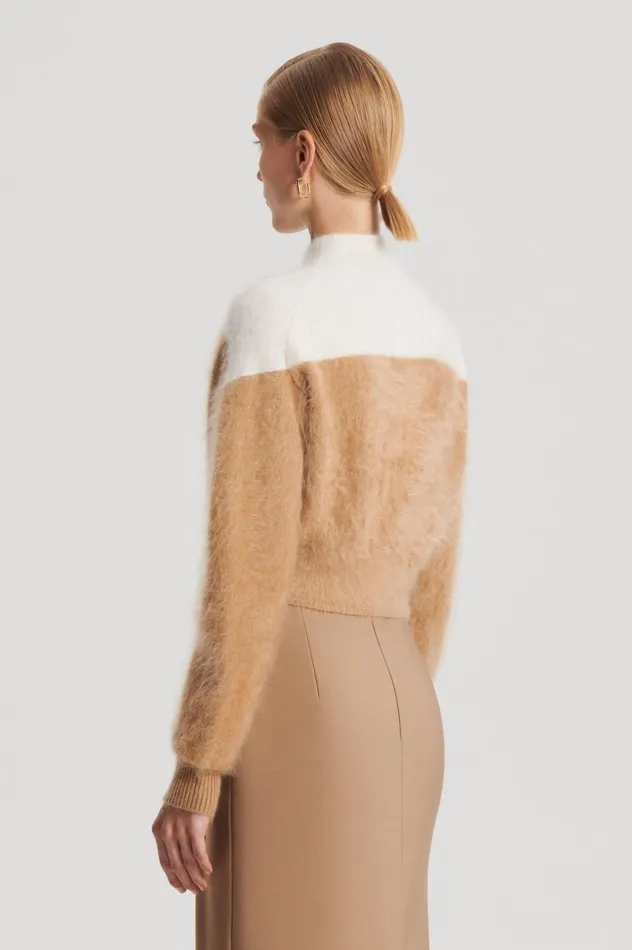 Jackets Women Scanlan Theodore CASHMERE BRUSHED CARDIGAN Camelcream Jackets Women Scanlan Theodore CASHMERE BRUSHED CARDIGAN Camelcream