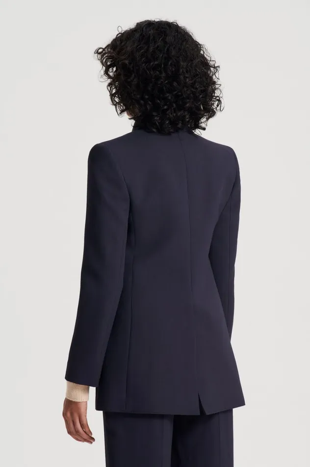 Jackets Women Scanlan Theodore TAILORED DRAPE JACKET Navy Jackets Women Scanlan Theodore TAILORED DRAPE JACKET Navy