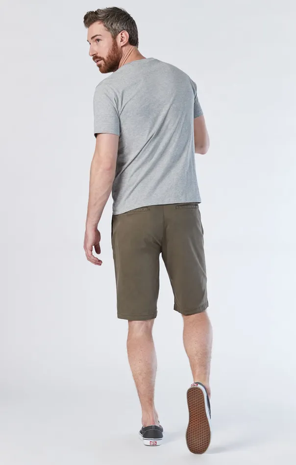 Jacob Crop Shorts In Sage Twill Men Mavi Jeans Shorts Jacob Crop Shorts In Sage Twill Men Mavi Jeans Shorts