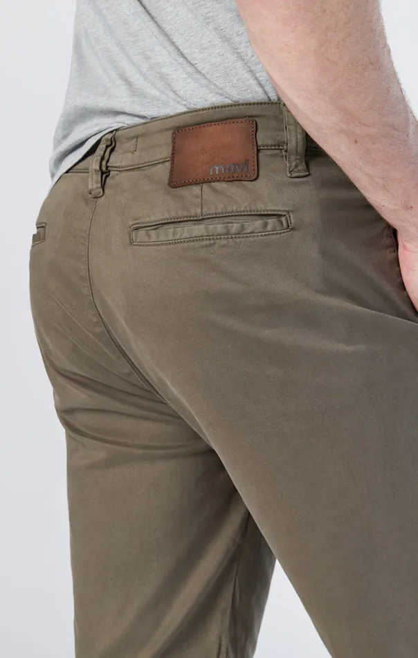 Jacob Crop Shorts In Sage Twill Men Mavi Jeans Shorts Jacob Crop Shorts In Sage Twill Men Mavi Jeans Shorts