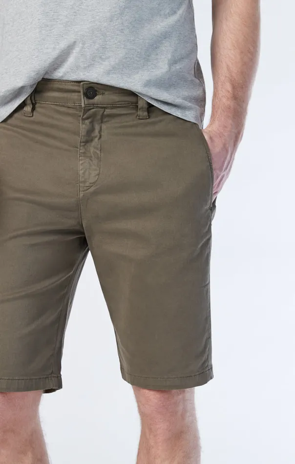 Jacob Crop Shorts In Sage Twill Men Mavi Jeans Shorts Jacob Crop Shorts In Sage Twill Men Mavi Jeans Shorts