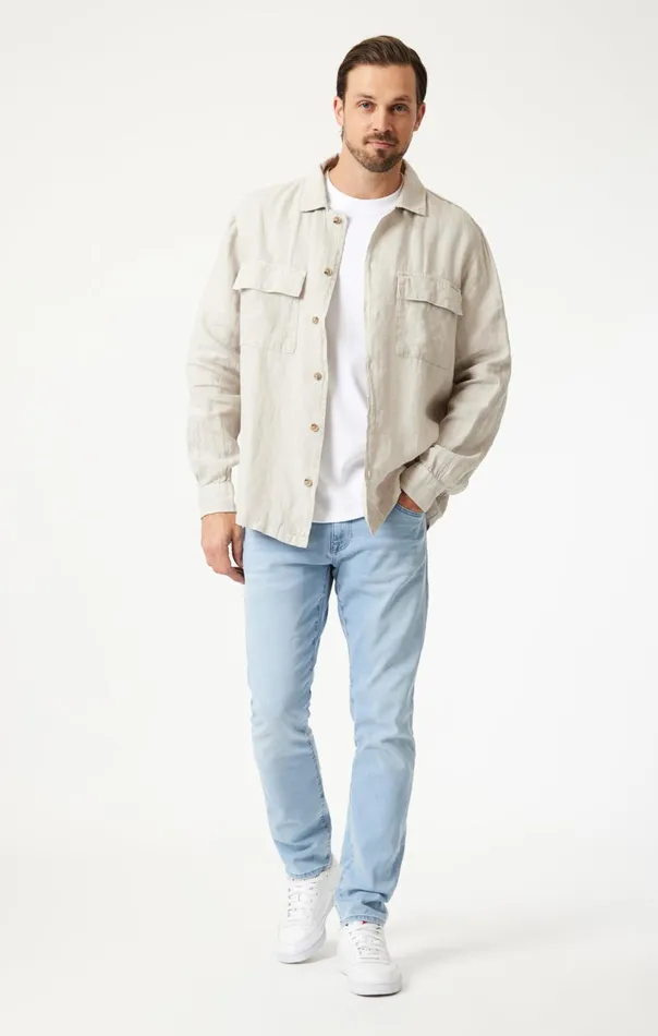 Jake Slim Leg In Ice Blue Williamsburg Men Mavi Jeans Denim Jake Slim Leg In Ice Blue Williamsburg Men Mavi Jeans Denim