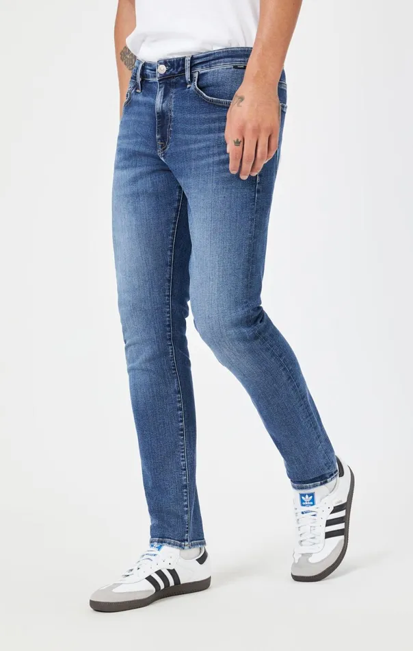 Jake Slim Leg In Mid Organic Vintage Men Mavi Jeans Denim Jake Slim Leg In Mid Organic Vintage Men Mavi Jeans Denim