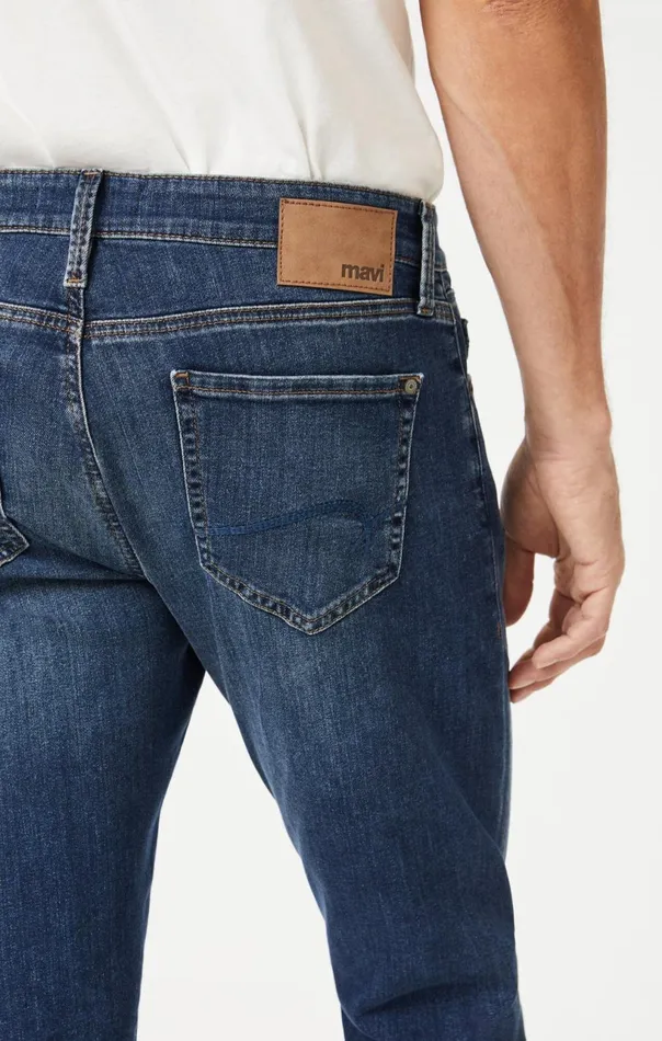 Jake Slim Leg In Mid Used Williamsburg Men Mavi Jeans Denim