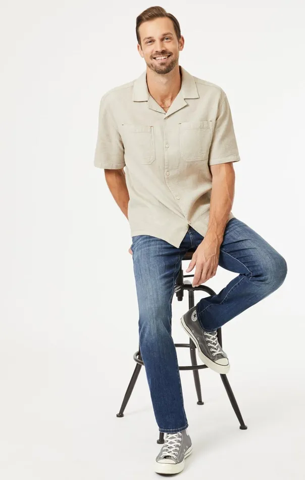 Jake Slim Leg In Mid Used Williamsburg Men Mavi Jeans Denim