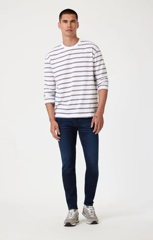James Skinny In Deep Indigo Supermove Men Mavi Jeans Denim