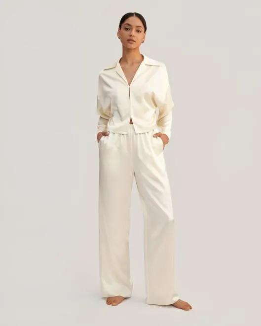 Jasmine Silk Satin Pullover Pajama Set Women Lilysilk Pajamas