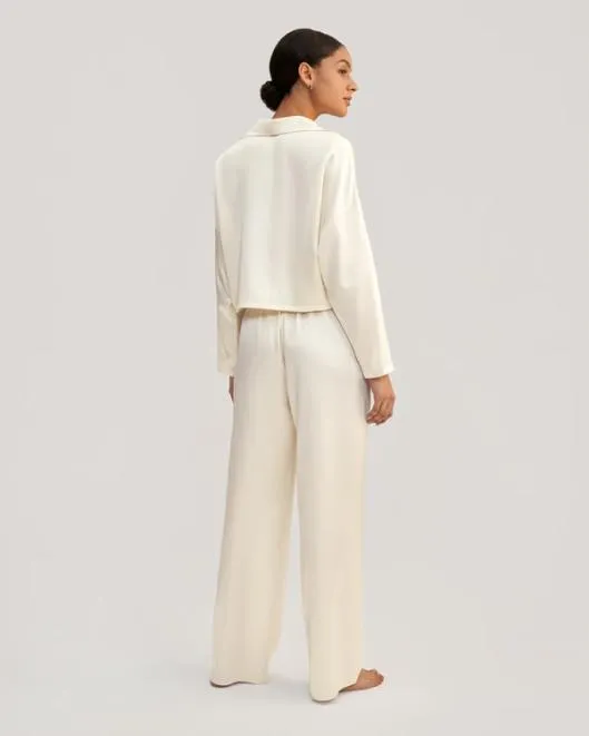 Jasmine Silk Satin Pullover Pajama Set Women Lilysilk Pajamas