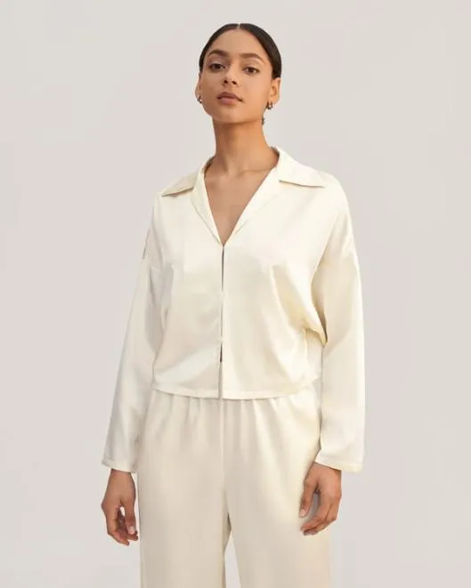 Jasmine Silk Satin Pullover Pajama Set Women Lilysilk Pajamas